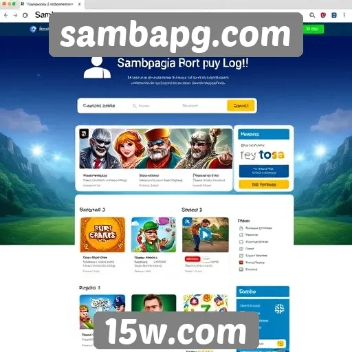 Avaliação da interface do sambapg.com